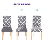 Capa Para Cadeira Jantar - Grafismo