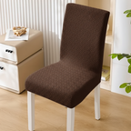 Capa Cadeira Jacquard - Castanho Café