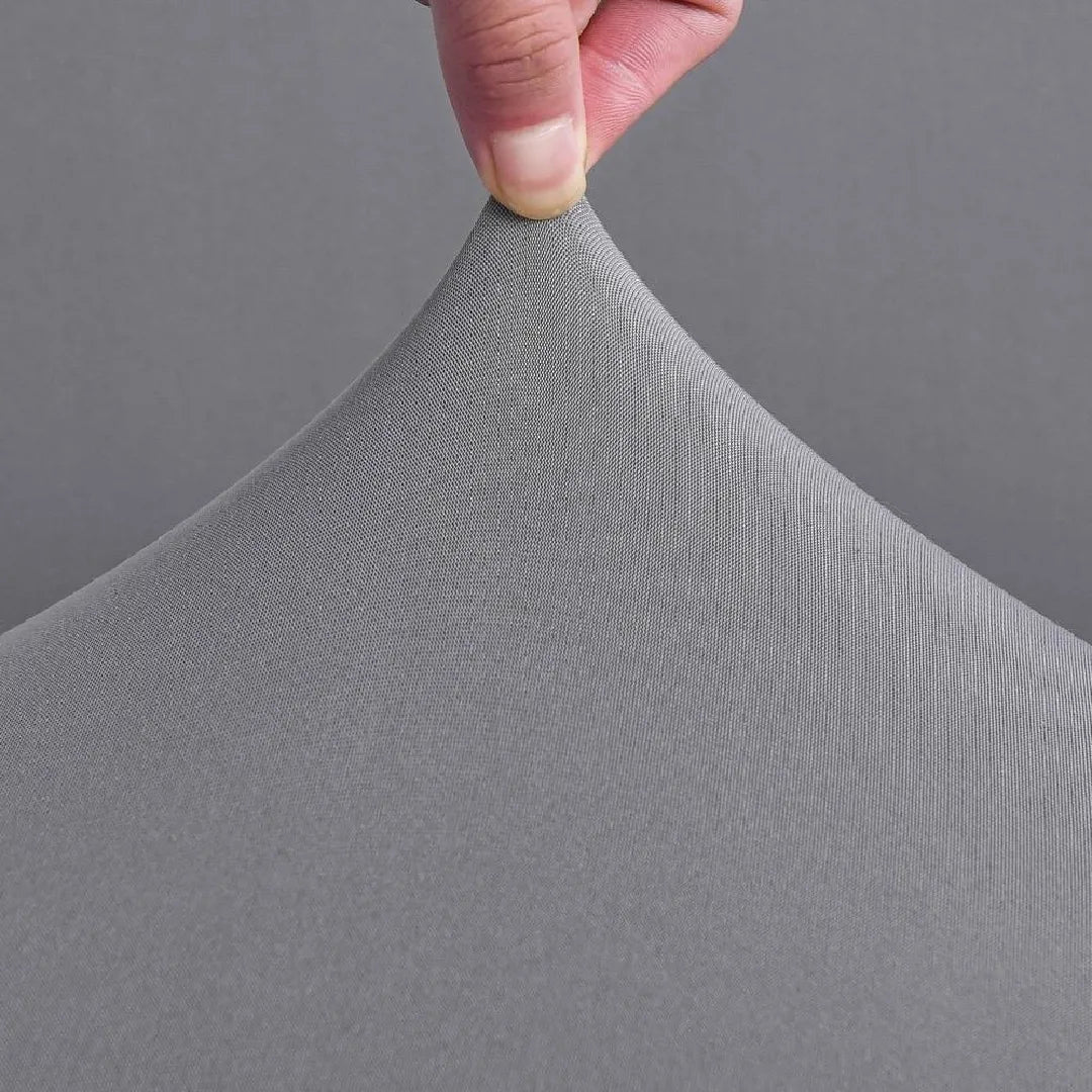 Capa de Sofá de Canto Spandex - Cinza Claro