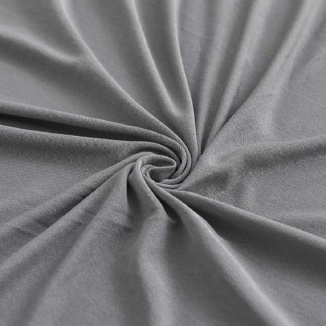 Capa de Sofá de Canto Spandex - Cinza Claro